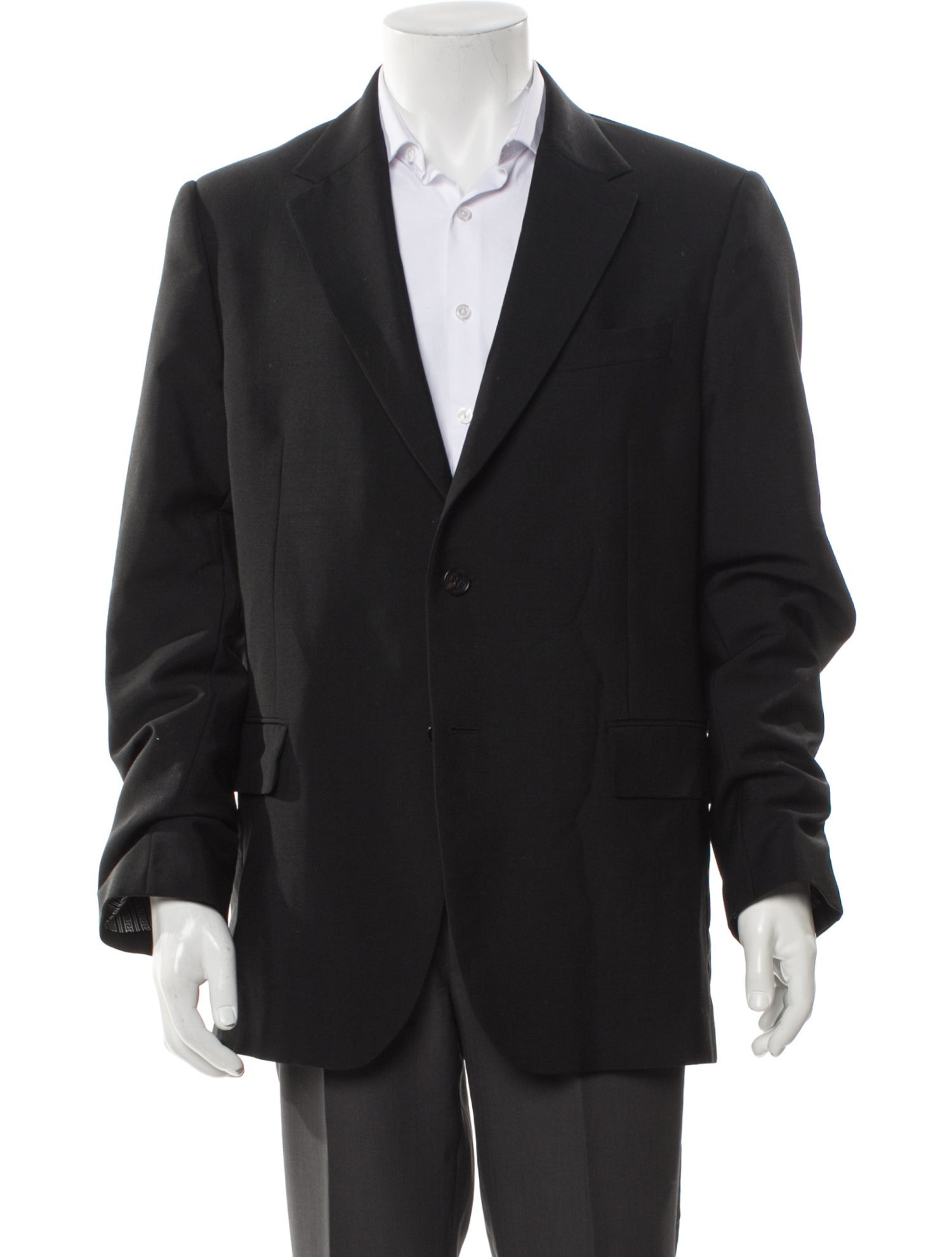 Versace Mohair Peacoat