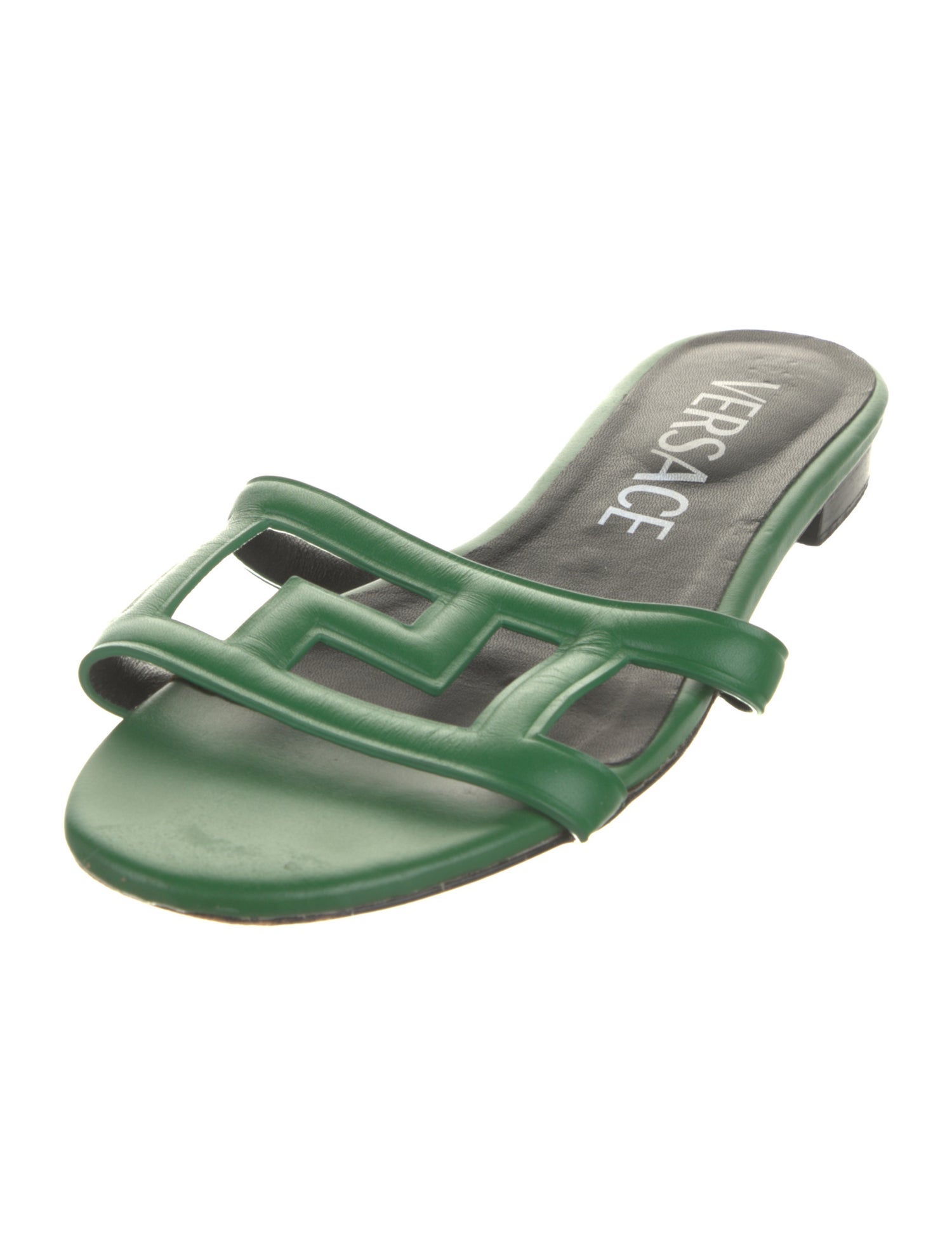 Versace Leather Slides