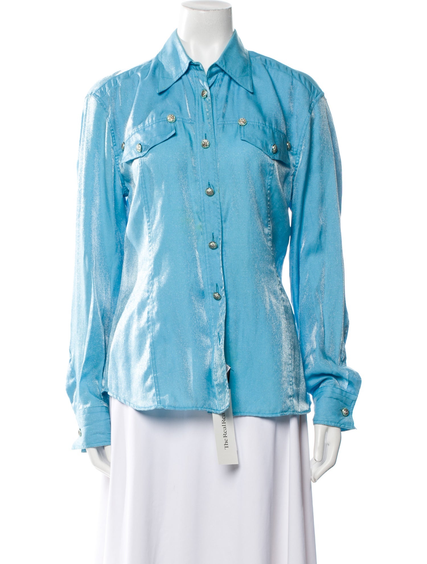 Versace Jeans Couture Vintage 1990's Button-Up Top