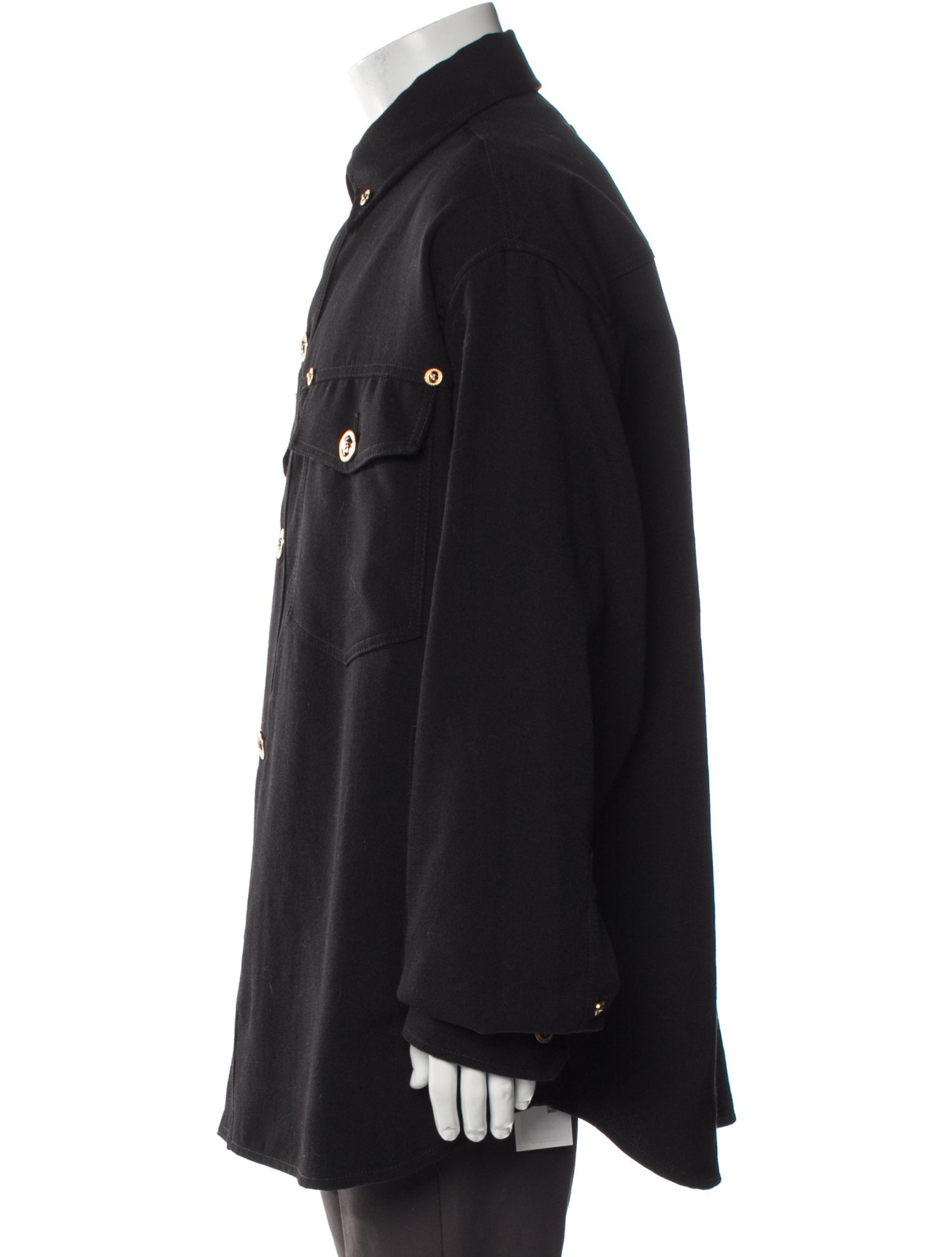 Versace Virgin Wool Denim Jacket