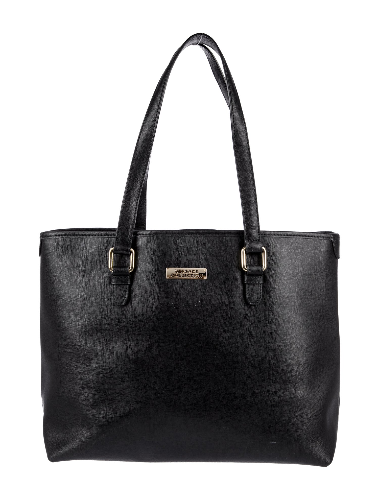 Versace Leather Top Handle Bag