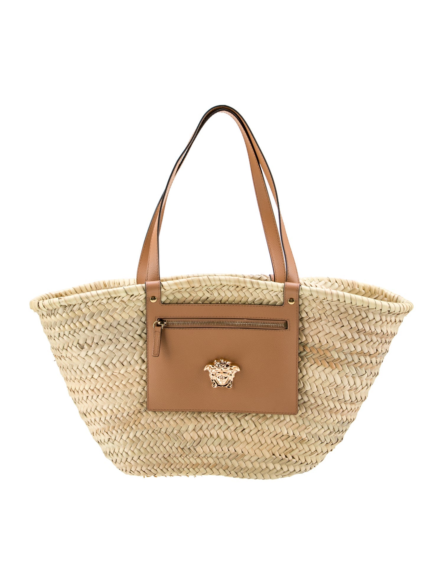 Versace Straw Tote