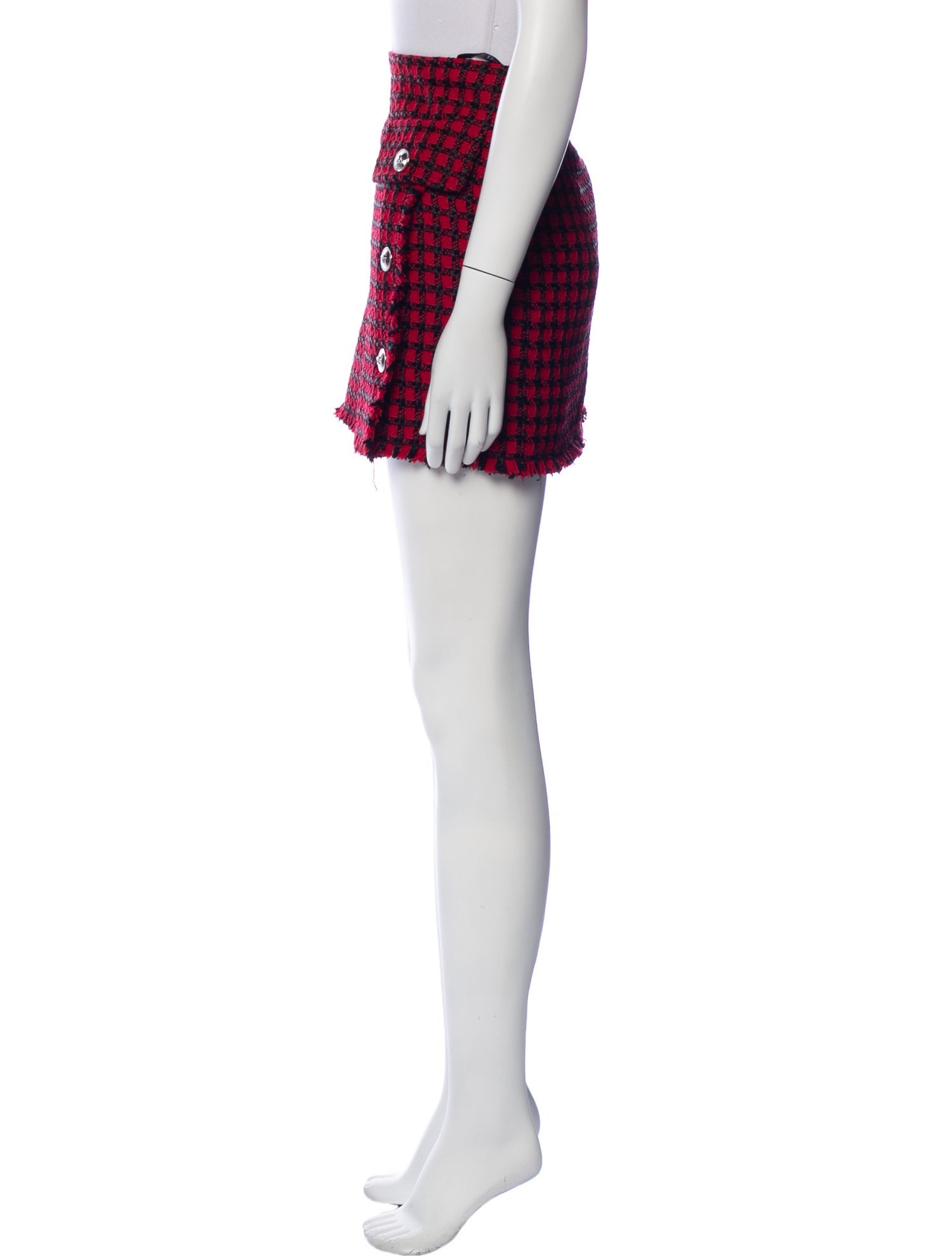 Versace Virgin Wool Mini Skirt