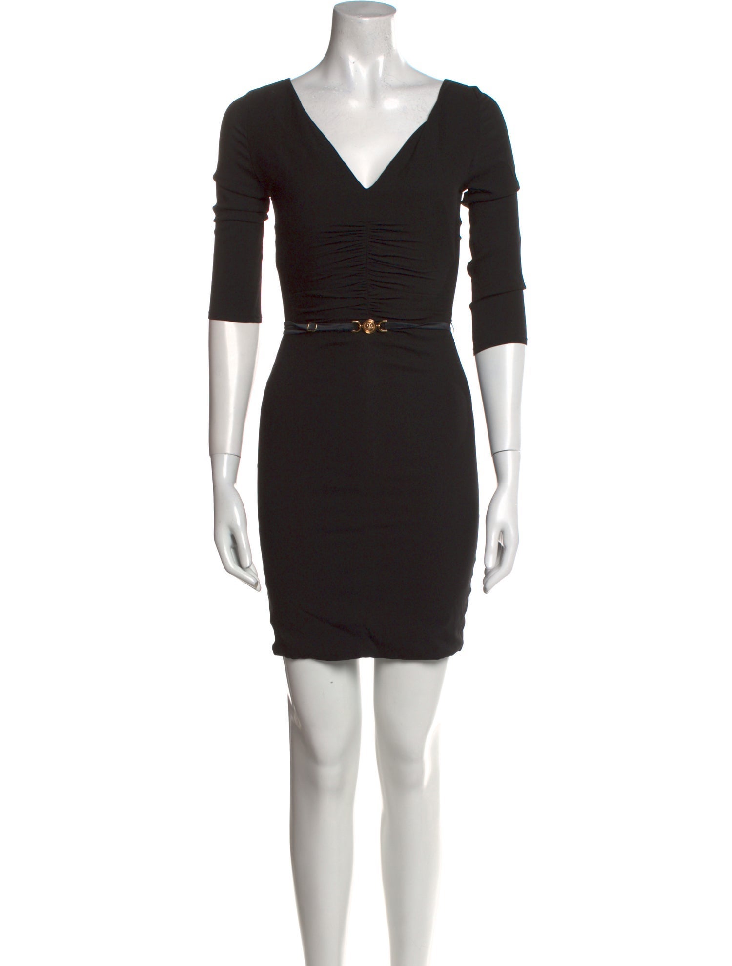 Versace V-Neck Mini Dress