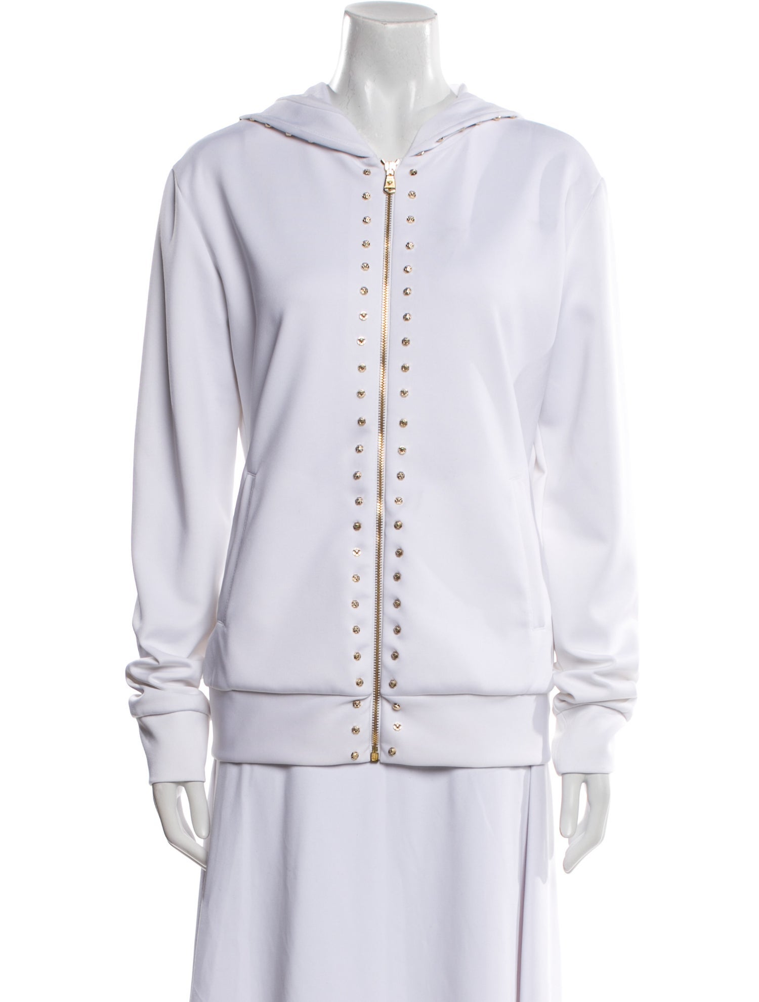 Versace Mock Neck Long Sleeve Sweatshirt