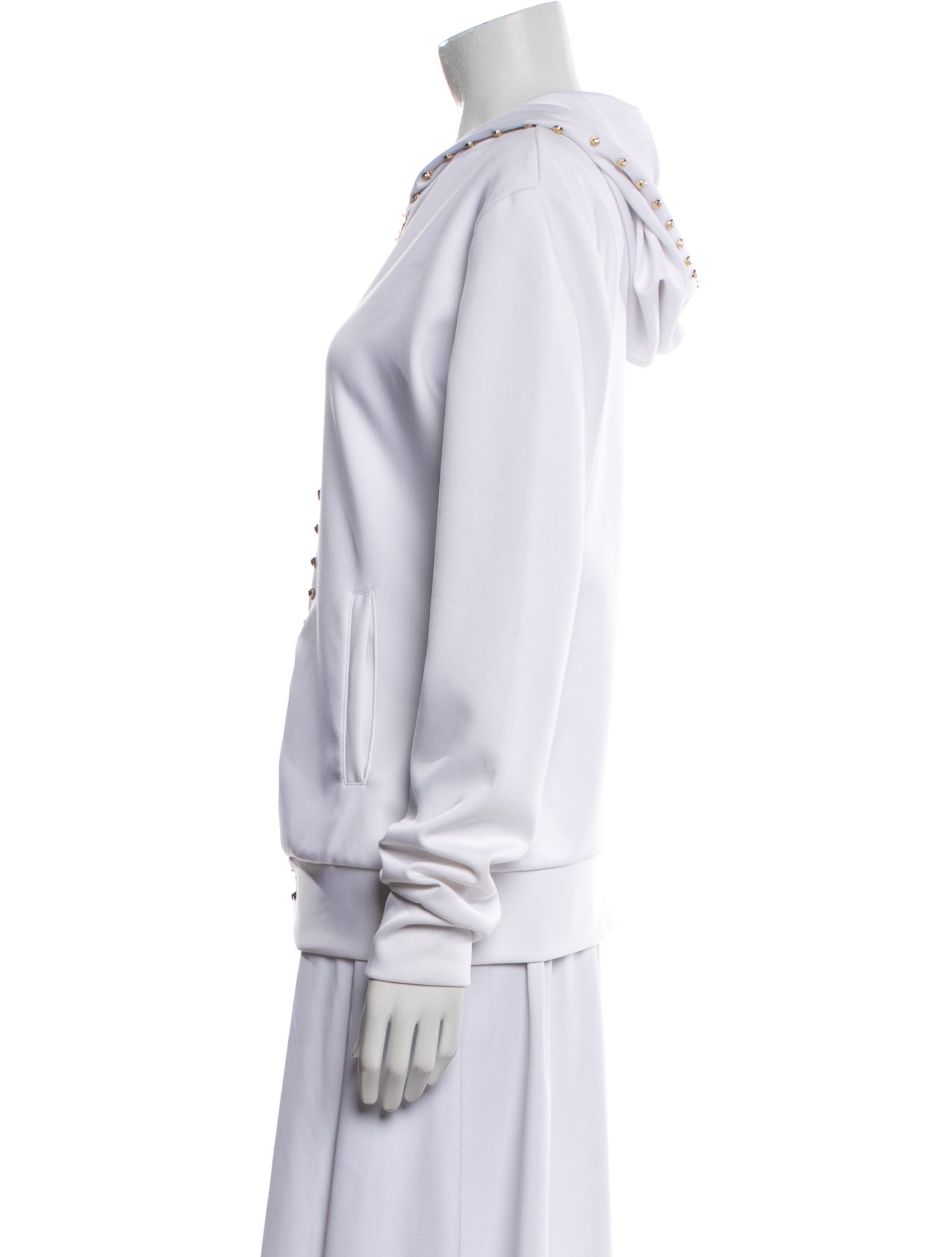 Versace Mock Neck Long Sleeve Sweatshirt