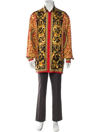 Versace Silk Printed Shirt