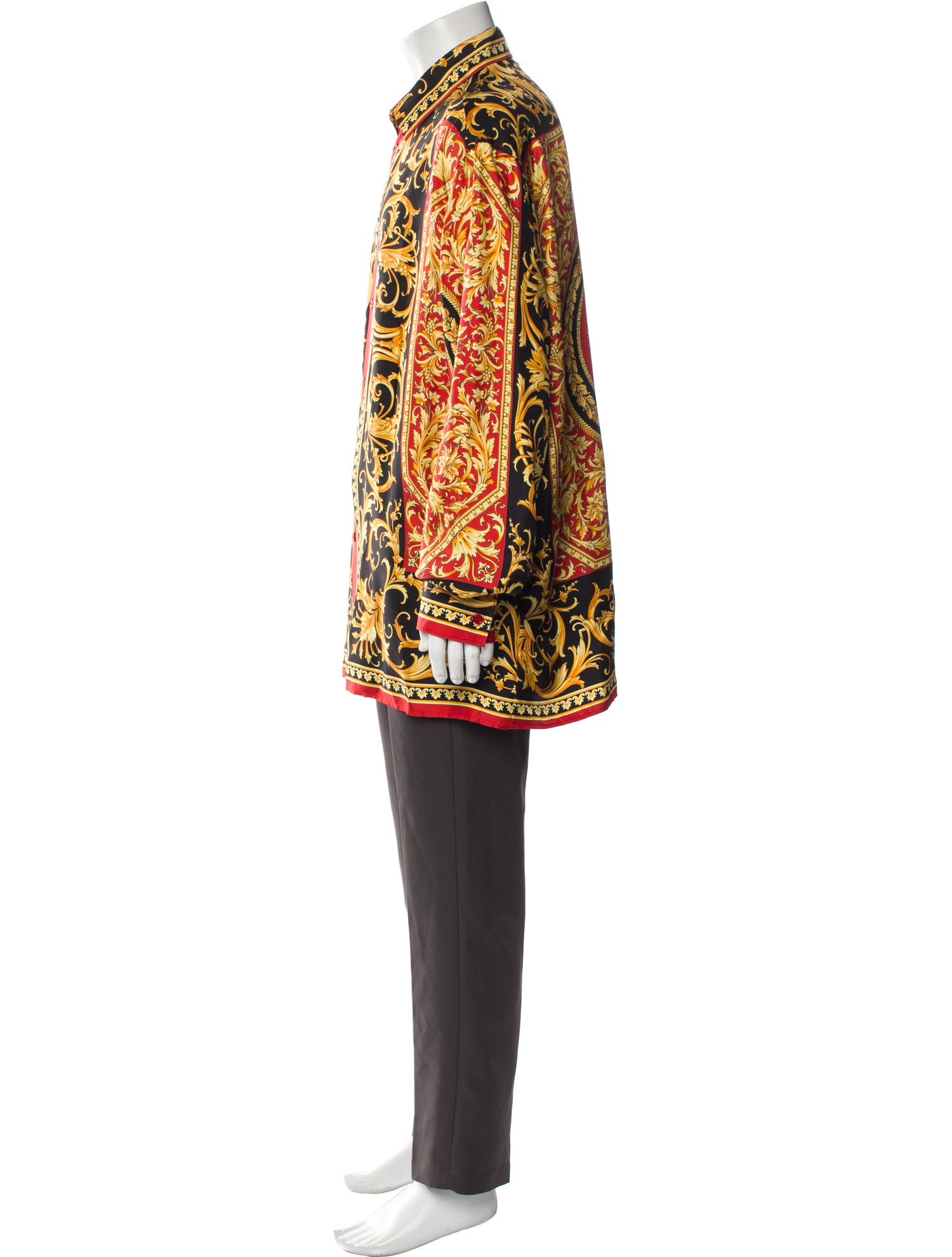 Versace Silk Printed Shirt