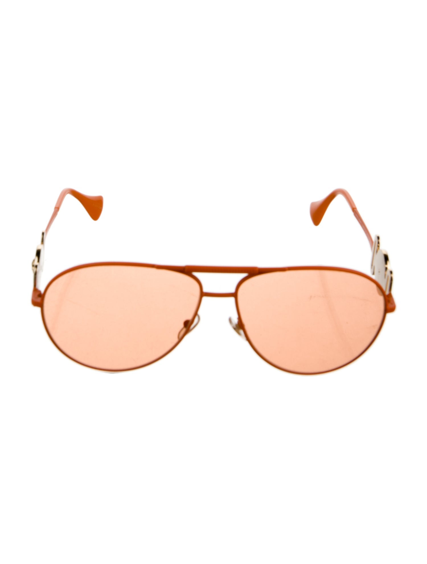 Versace Aviator Tinted Sunglasses