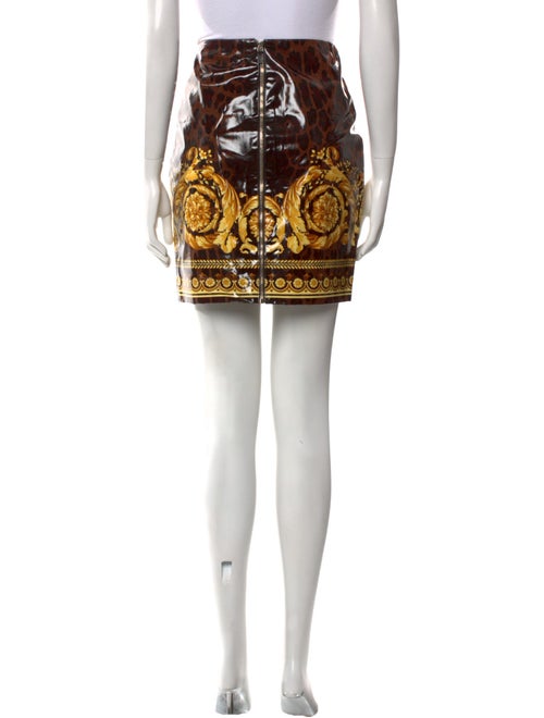 Versace Printed Mini Skirt
