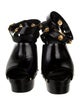 Versace Medusa Insignia Leather Slingback Pumps