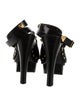 Versace Medusa Insignia Leather Slingback Pumps