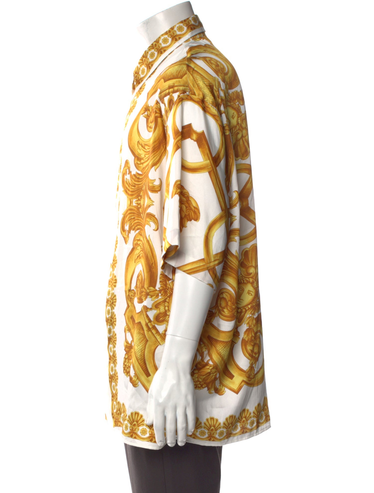 Versace Printed Long Sleeve Shirt