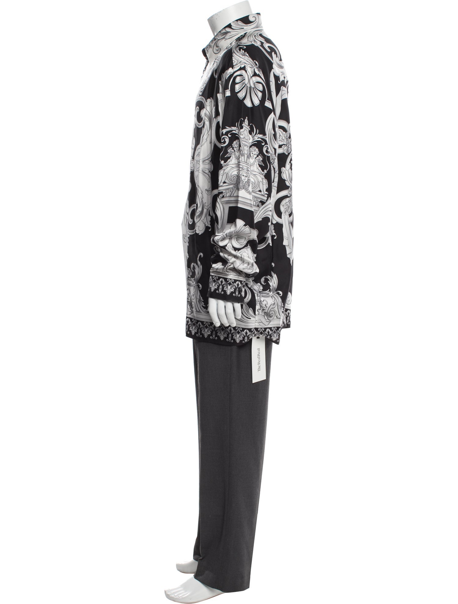 Versace Silk Printed Shirt w/ Tags