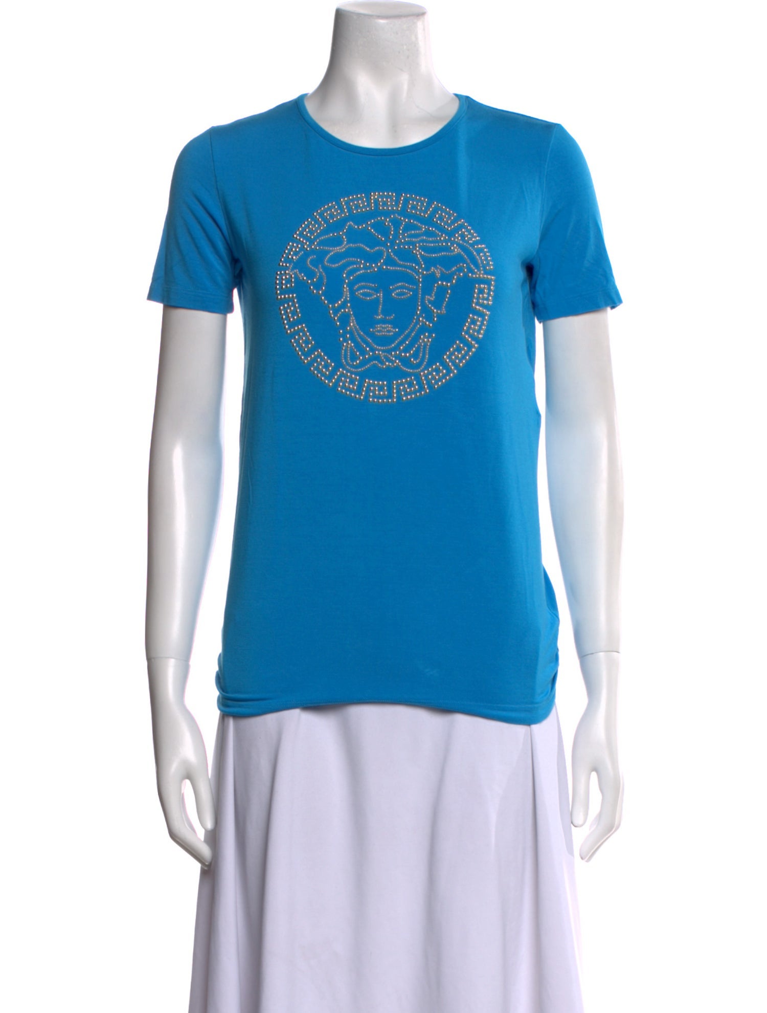 Versace Graphic Print Crew Neck T-Shirt