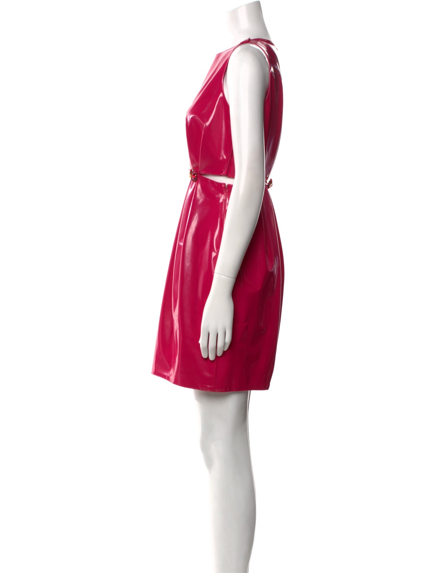 Versace Latex Mini Dress