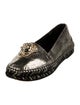 Versace Leather Ballet Flats