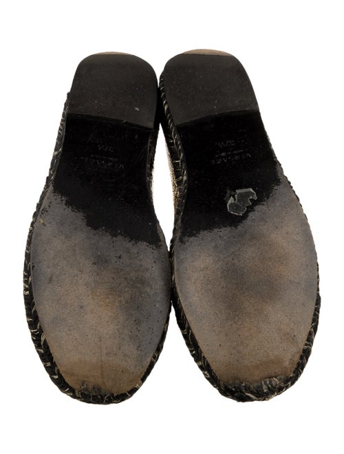 Versace Leather Ballet Flats