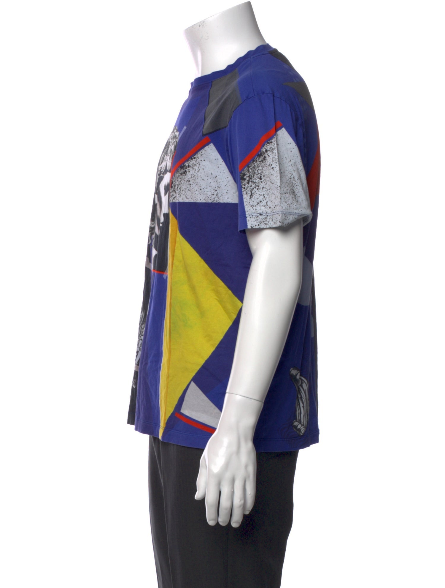 Versace Graphic Print Crew Neck T-Shirt