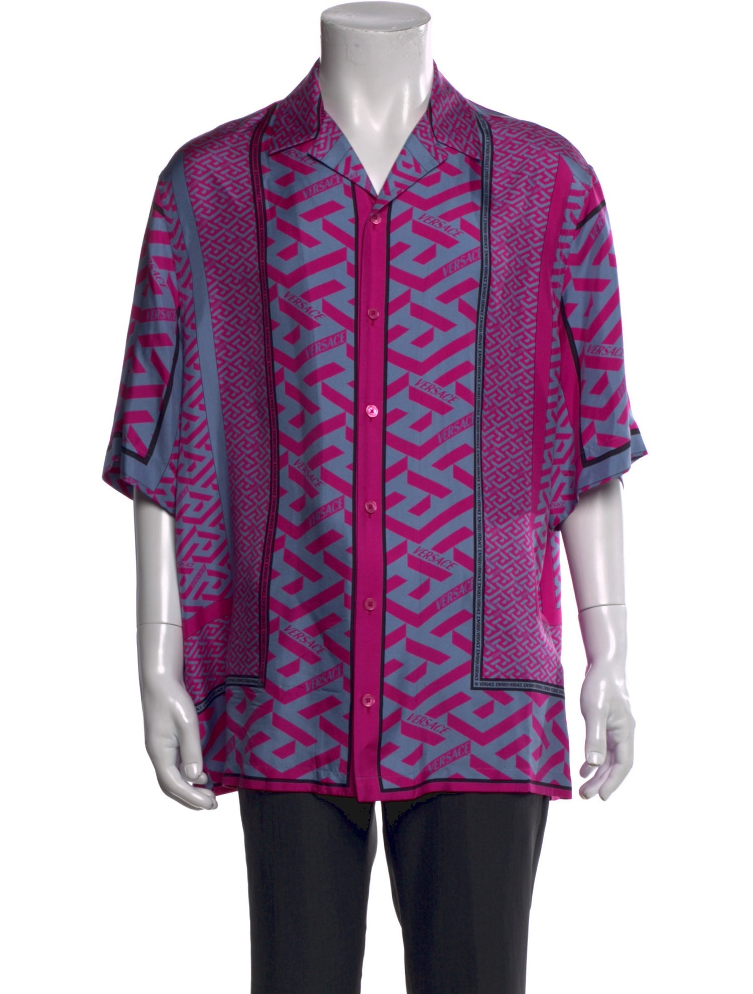 Versace Silk Printed Shirt