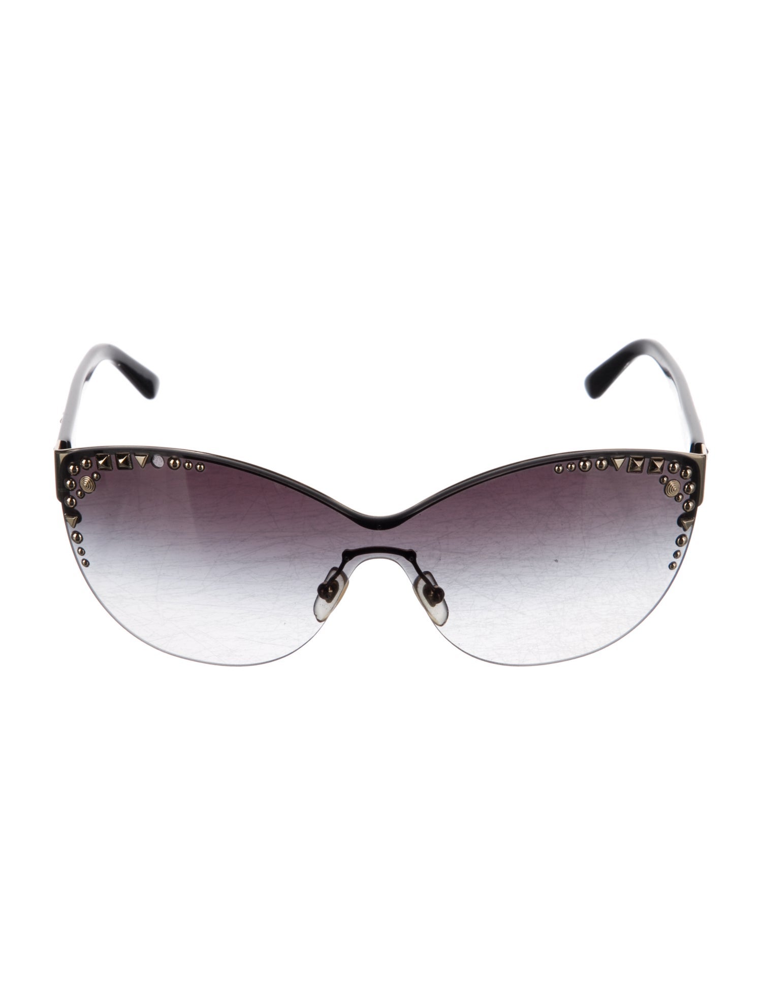 Versace Oversize Gradient Sunglasses