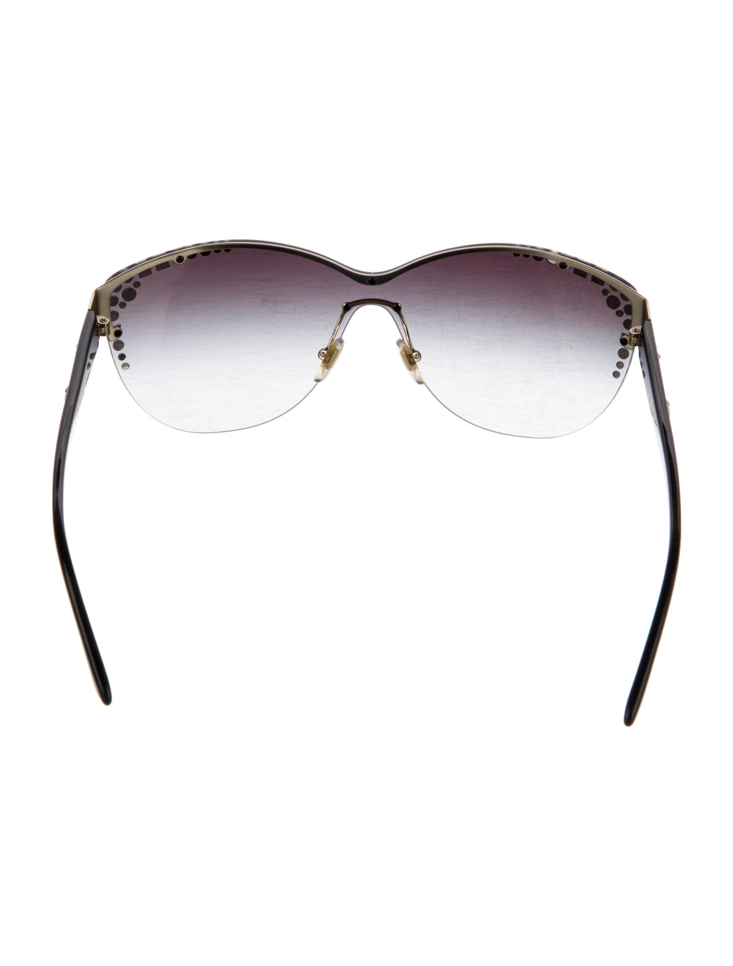 Versace Oversize Gradient Sunglasses
