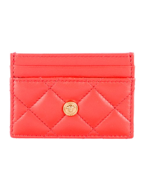 Versace Medusa Insignia Leather Card Holder