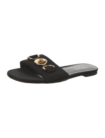 Versace Satin Slides