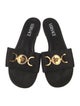 Versace Satin Slides