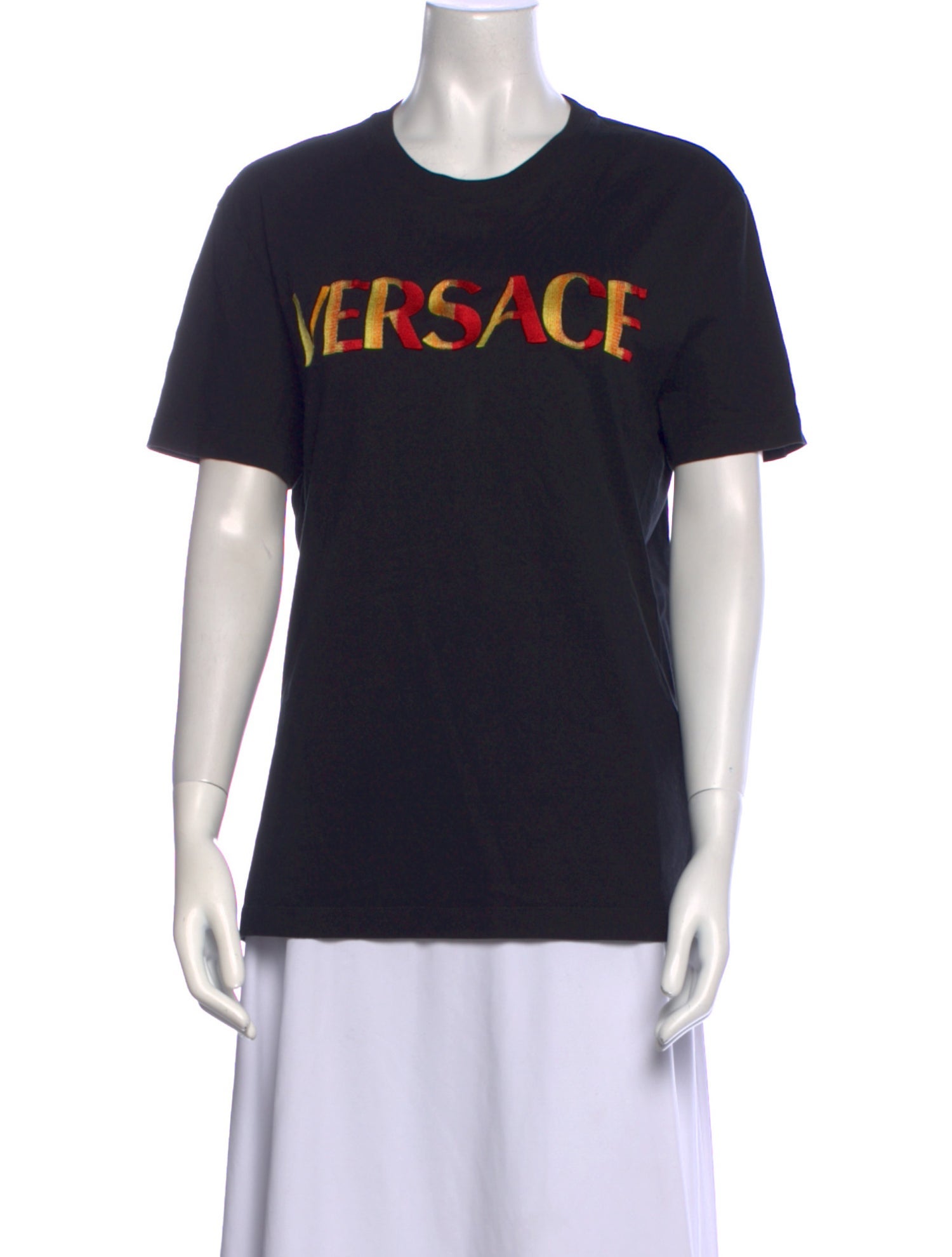 Versace Graphic Print Crew Neck T-Shirt