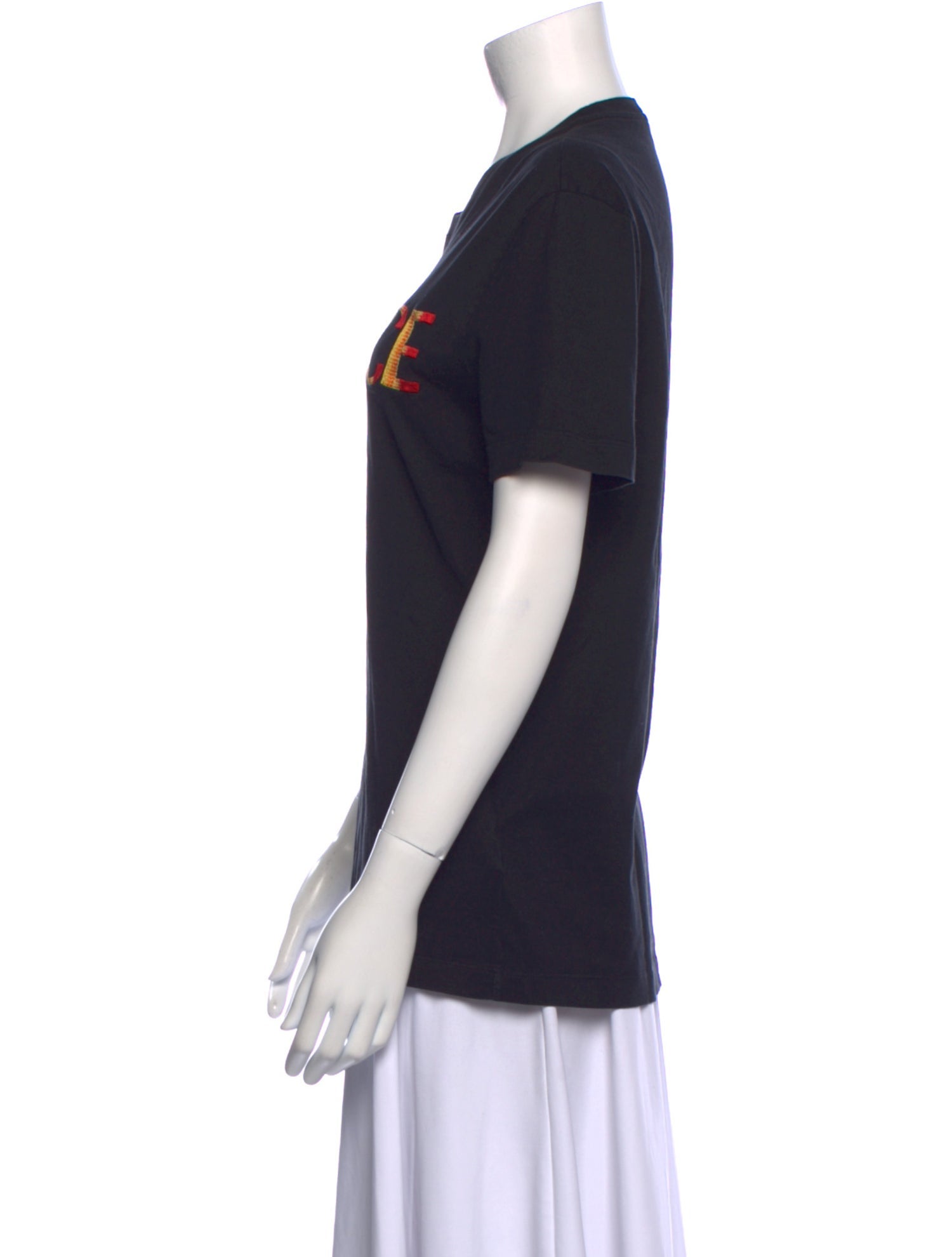 Versace Graphic Print Crew Neck T-Shirt