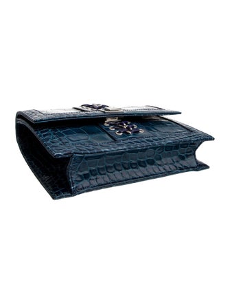 Versace Leather Top Handle Bag