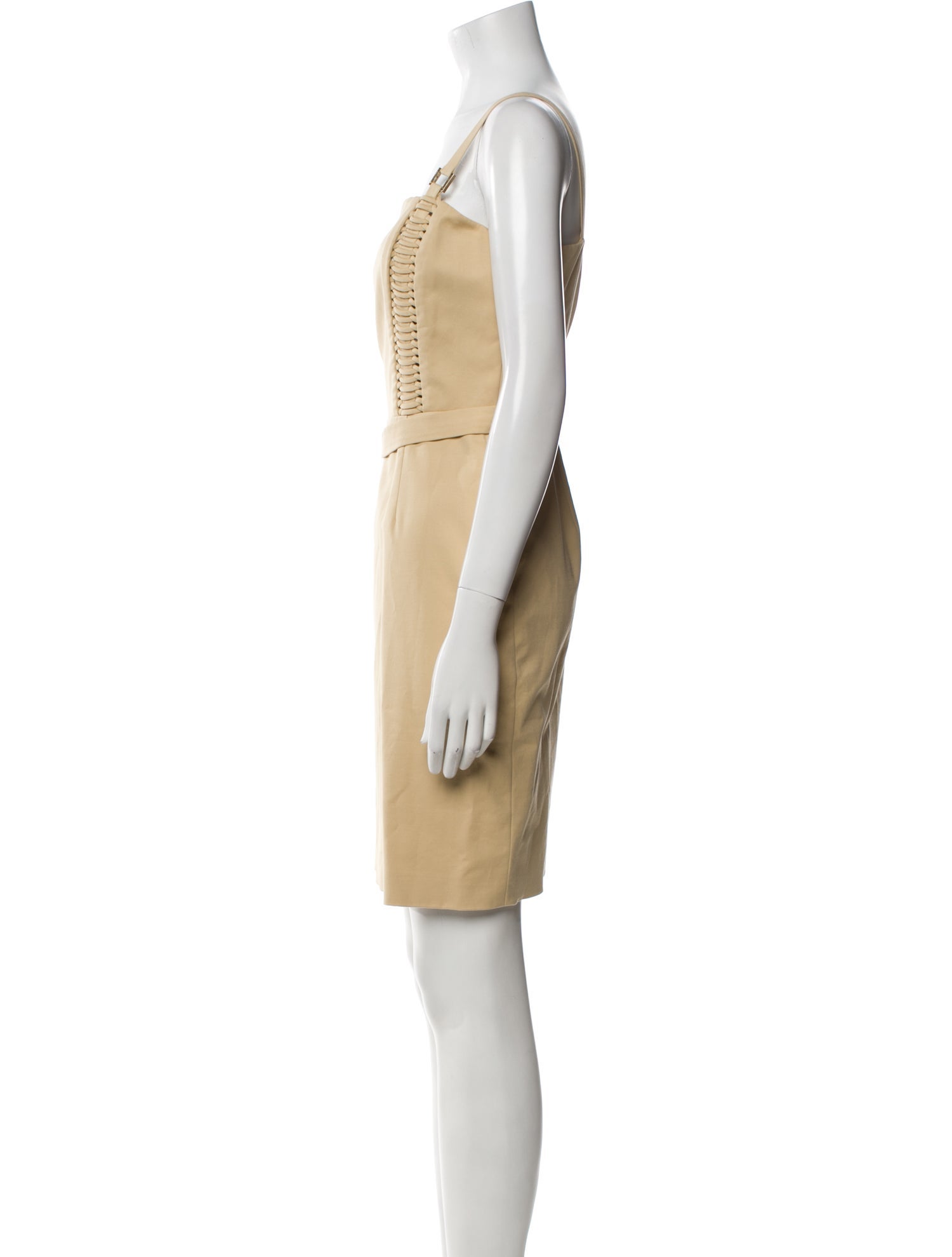 Versace Square Neckline Mini Dress