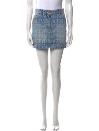 Versace Printed Mini Skirt