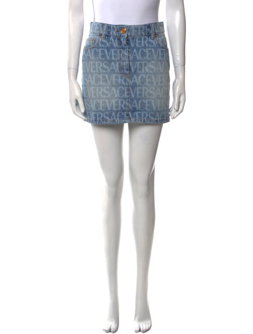 Versace Printed Mini Skirt