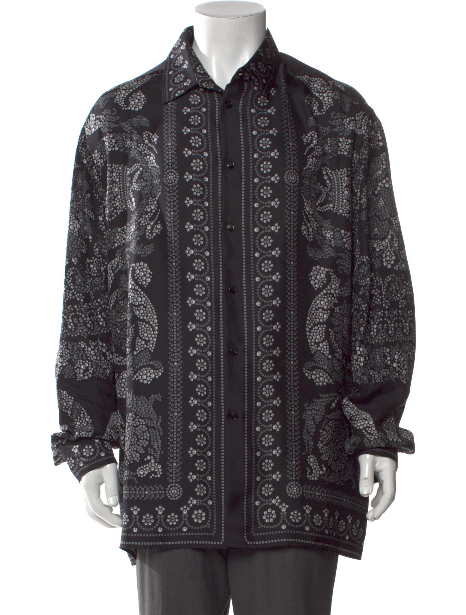 Versace Silk Printed Shirt w/ Tags