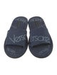 Versace Denim Printed Slides