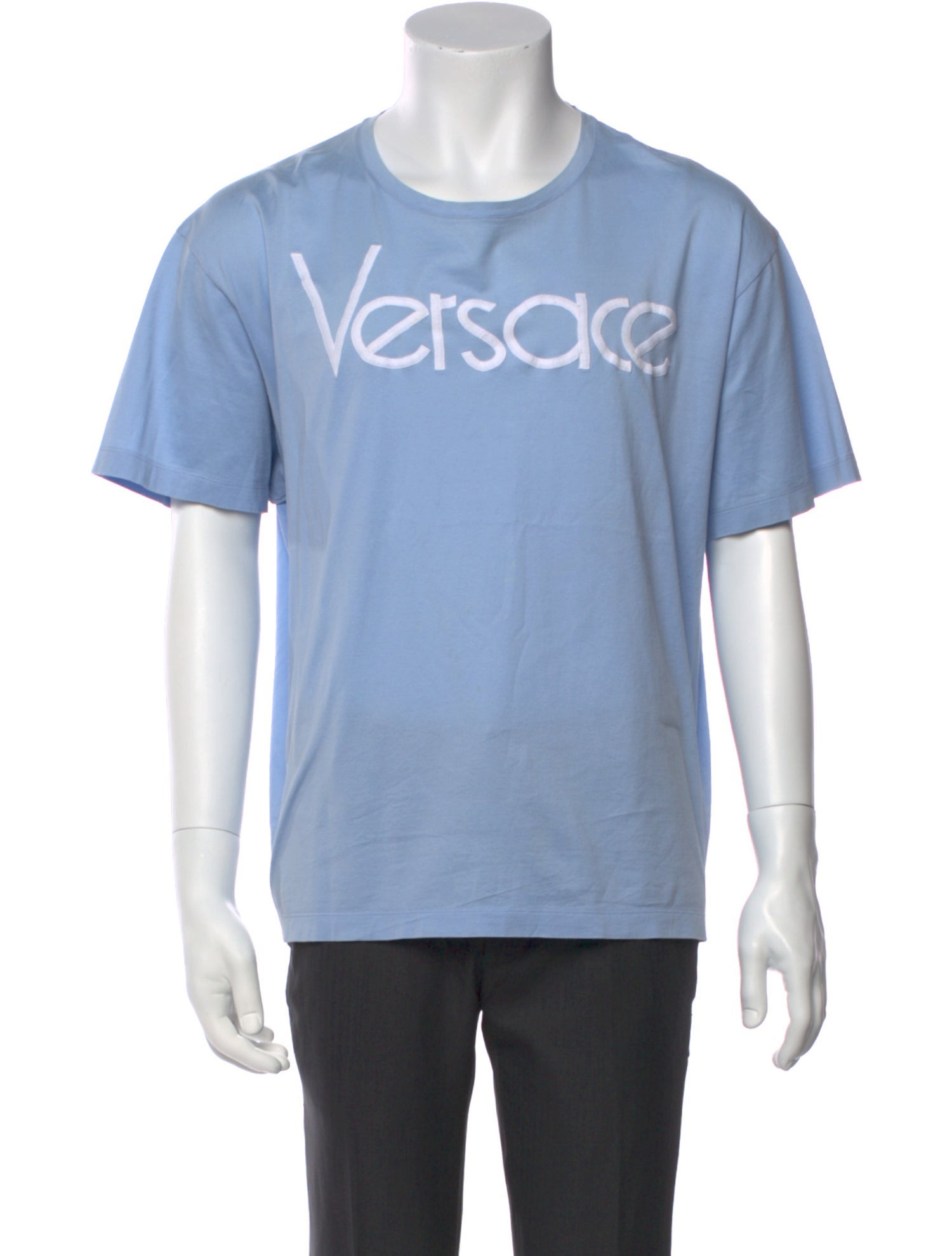 Versace Graphic Print Crew Neck T-Shirt