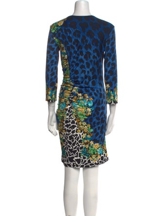 Versace Animal Print Mini Dress