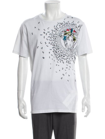 Versace Graphic Print Crew Neck T-Shirt