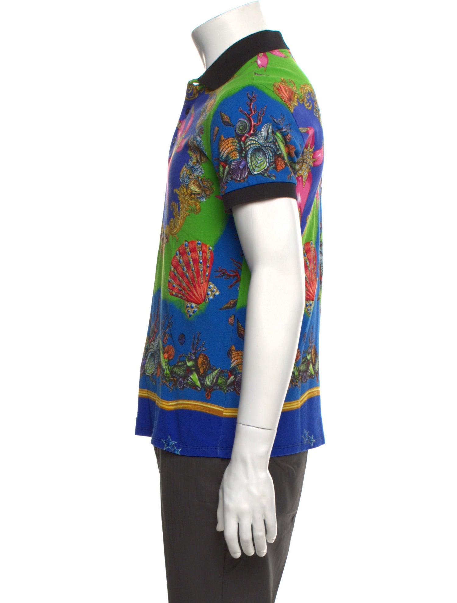 Versace Printed Polo