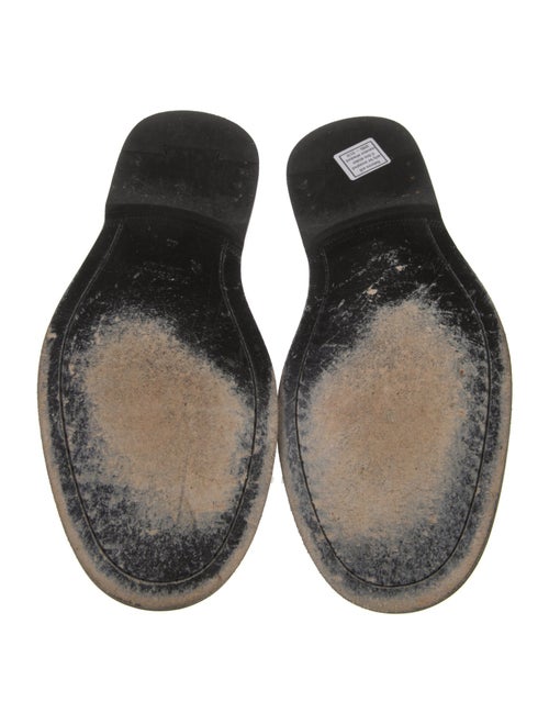 Versace Medusa Insignia Leather Dress Loafers