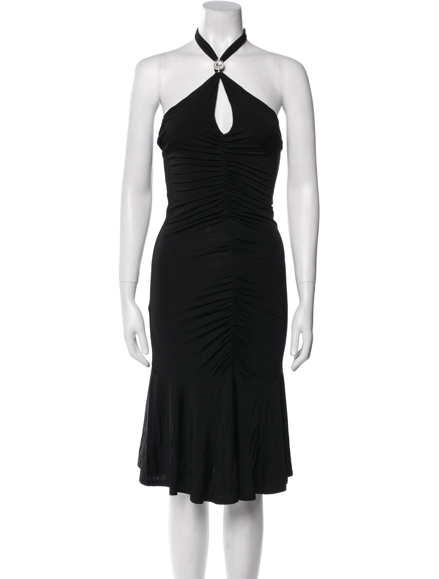 Versace Halterneck Midi Length Dress