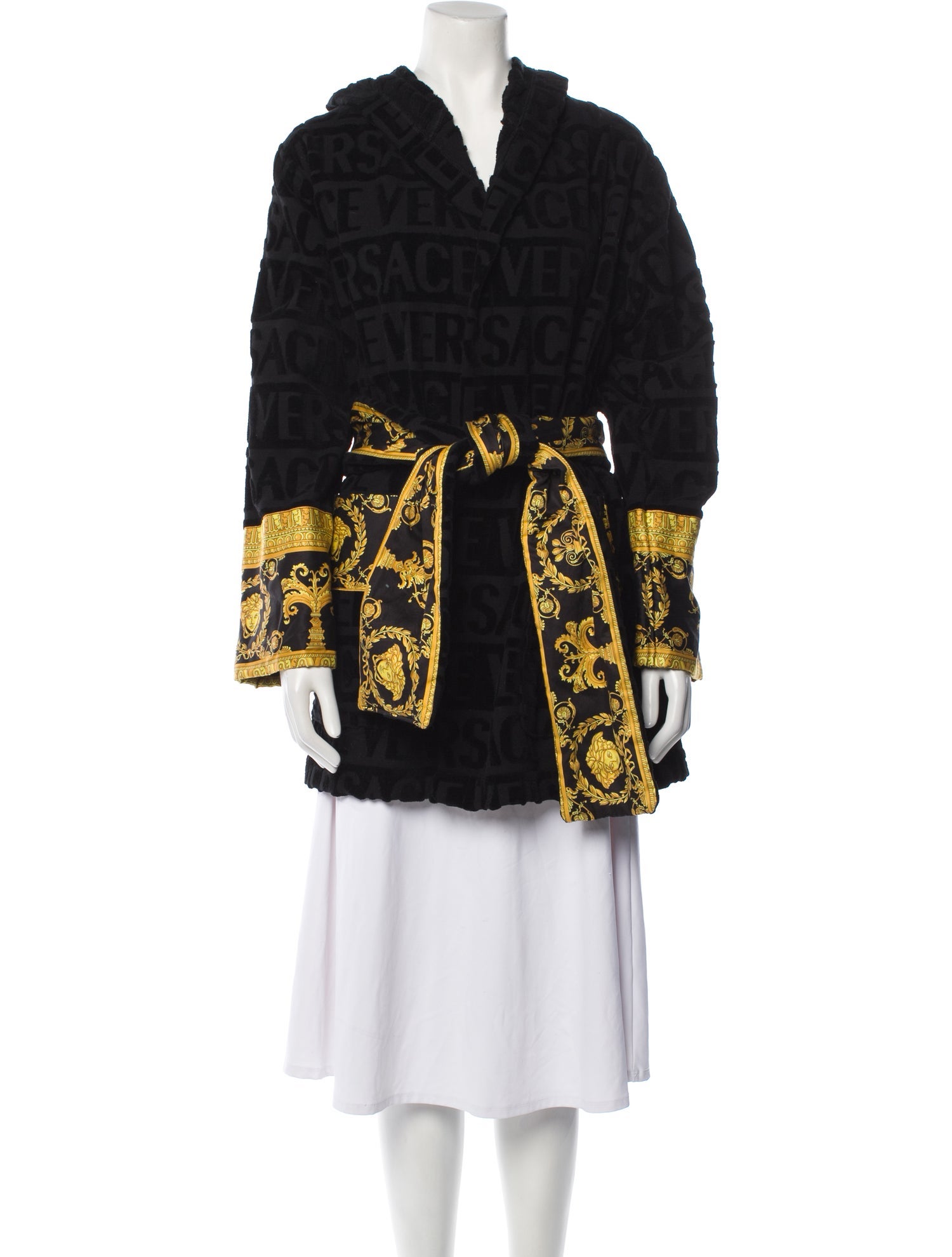 Versace Graphic Print Robe
