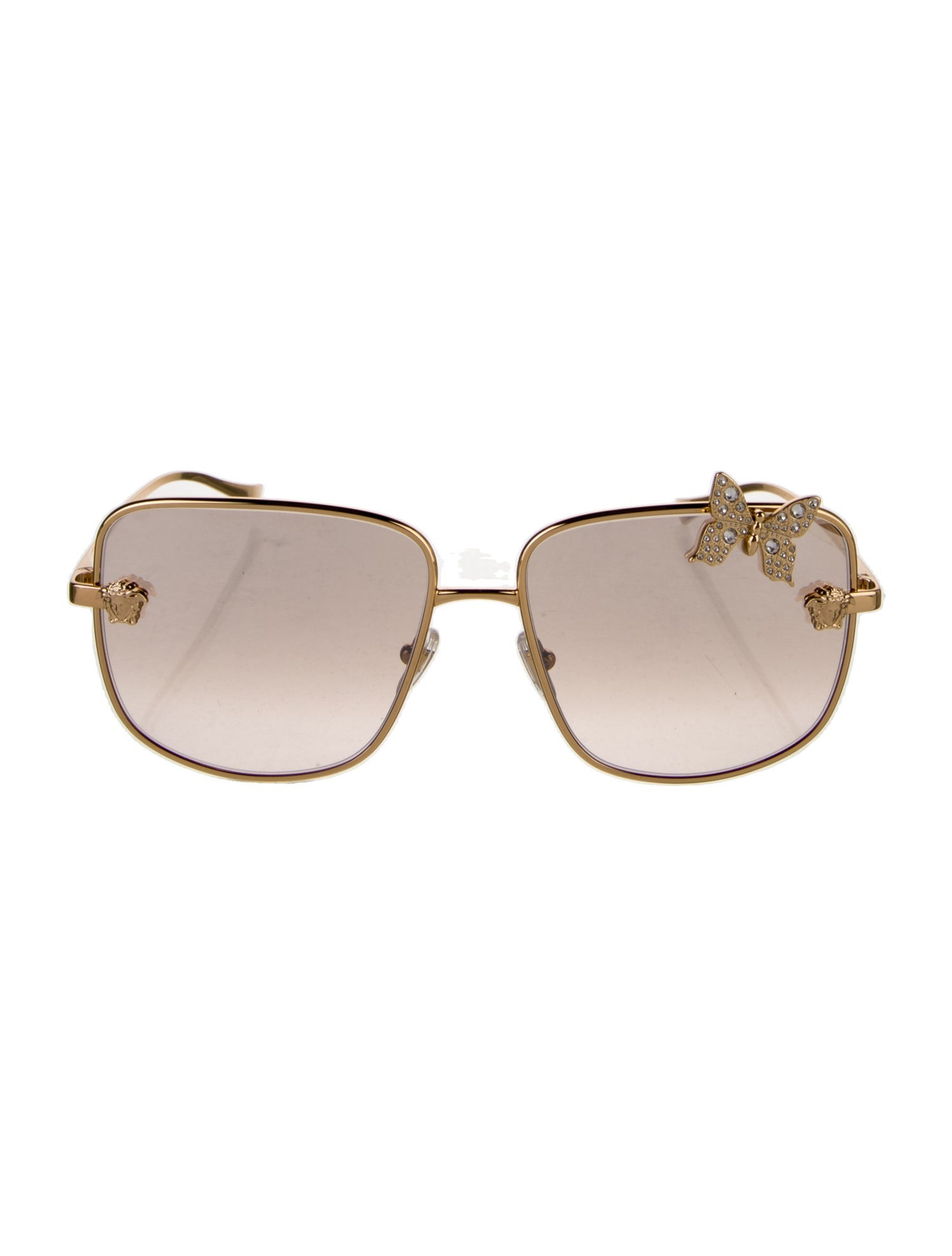 Versace Square Mirrored Sunglasses
