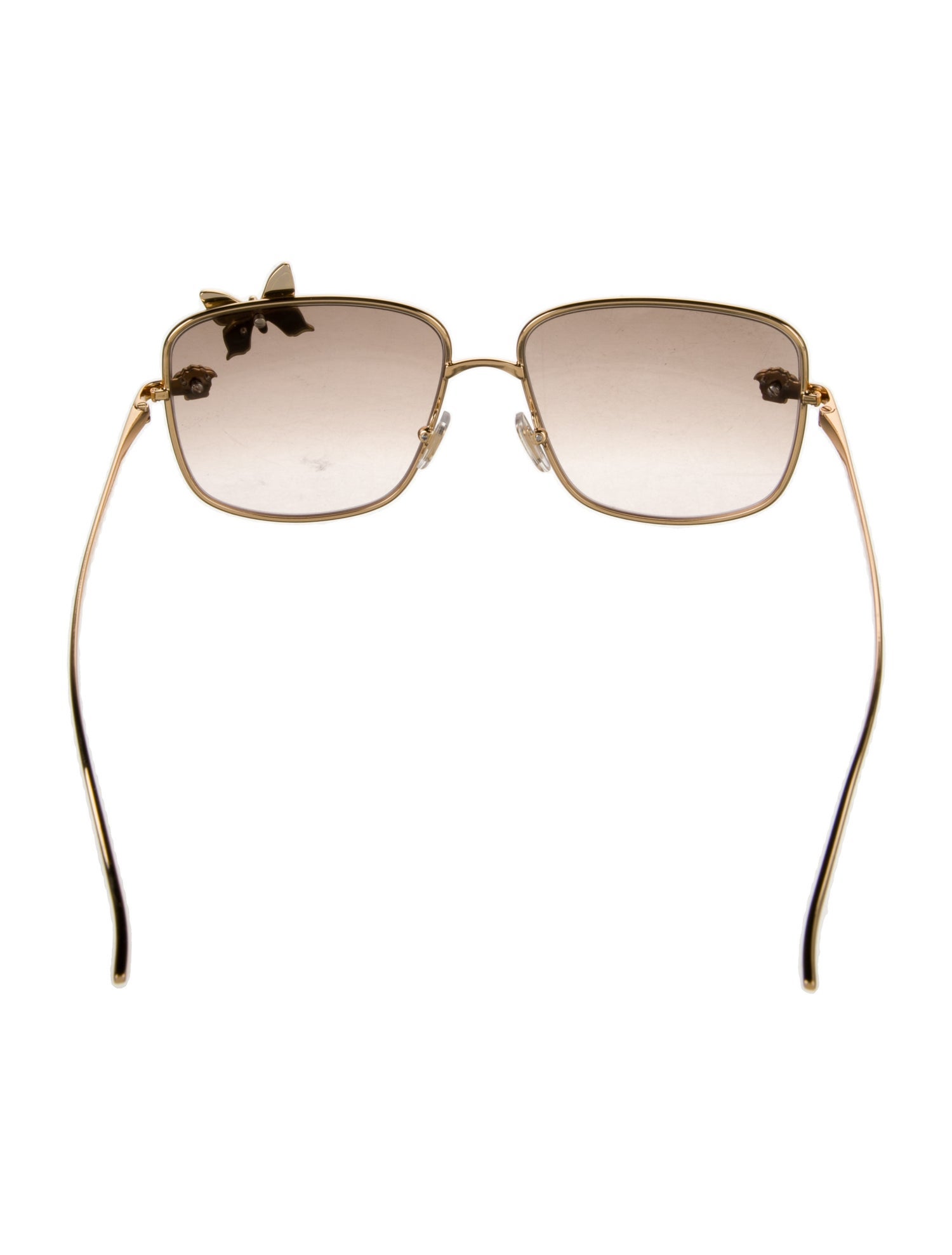 Versace Square Mirrored Sunglasses