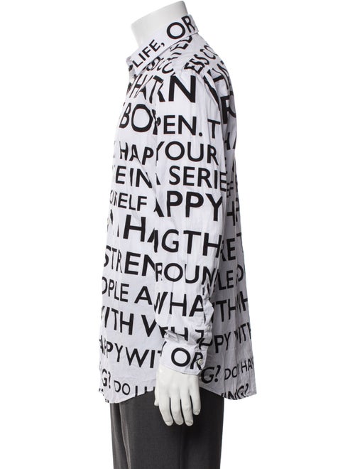 Versace Graphic Print Long Sleeve Shirt