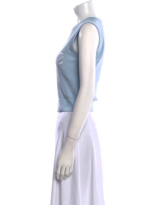 Versace Graphic Print Crew Neck Top