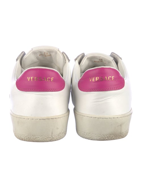 Versace Leather Printed Sneakers