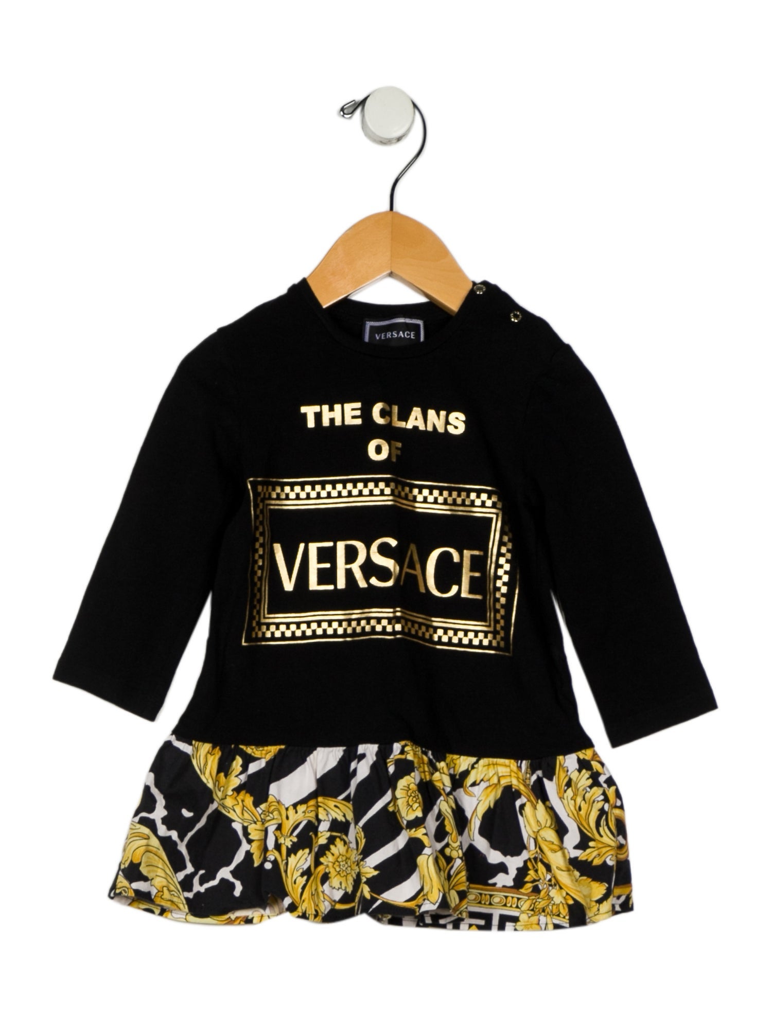 Versace Toddler girls' long sleeve top